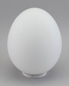 EGG TABLE LAMP Italy, Late 20th Century Height 11".