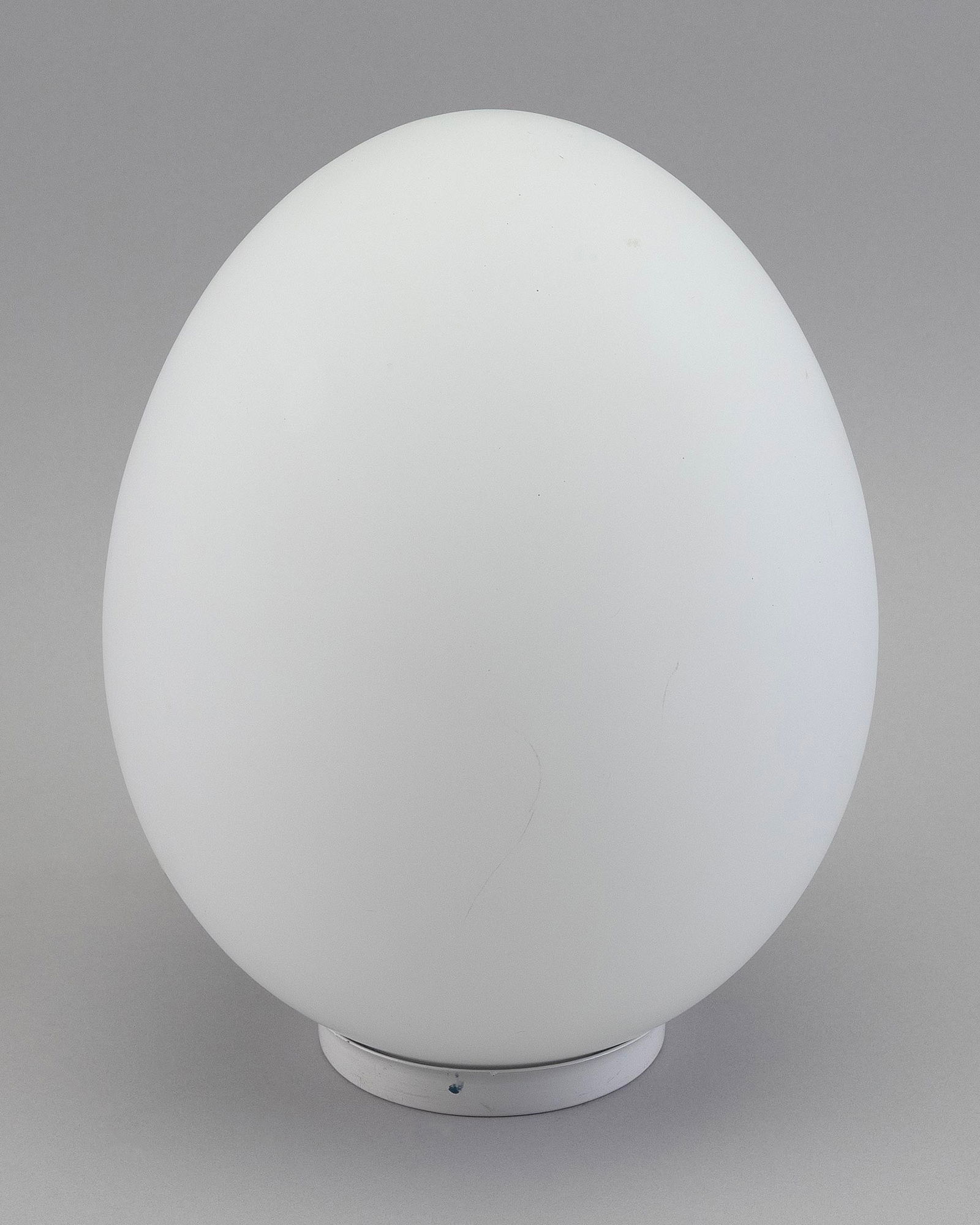 EGG TABLE LAMP Italy, Late 20th Century Height 11". (1 of 2)