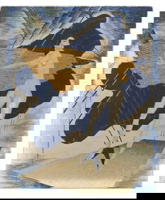 GEORGE T. LE BOUTILLIER (New York/Connecticut, Late 19th/Early 20th Century), "Composition #1"., Oil