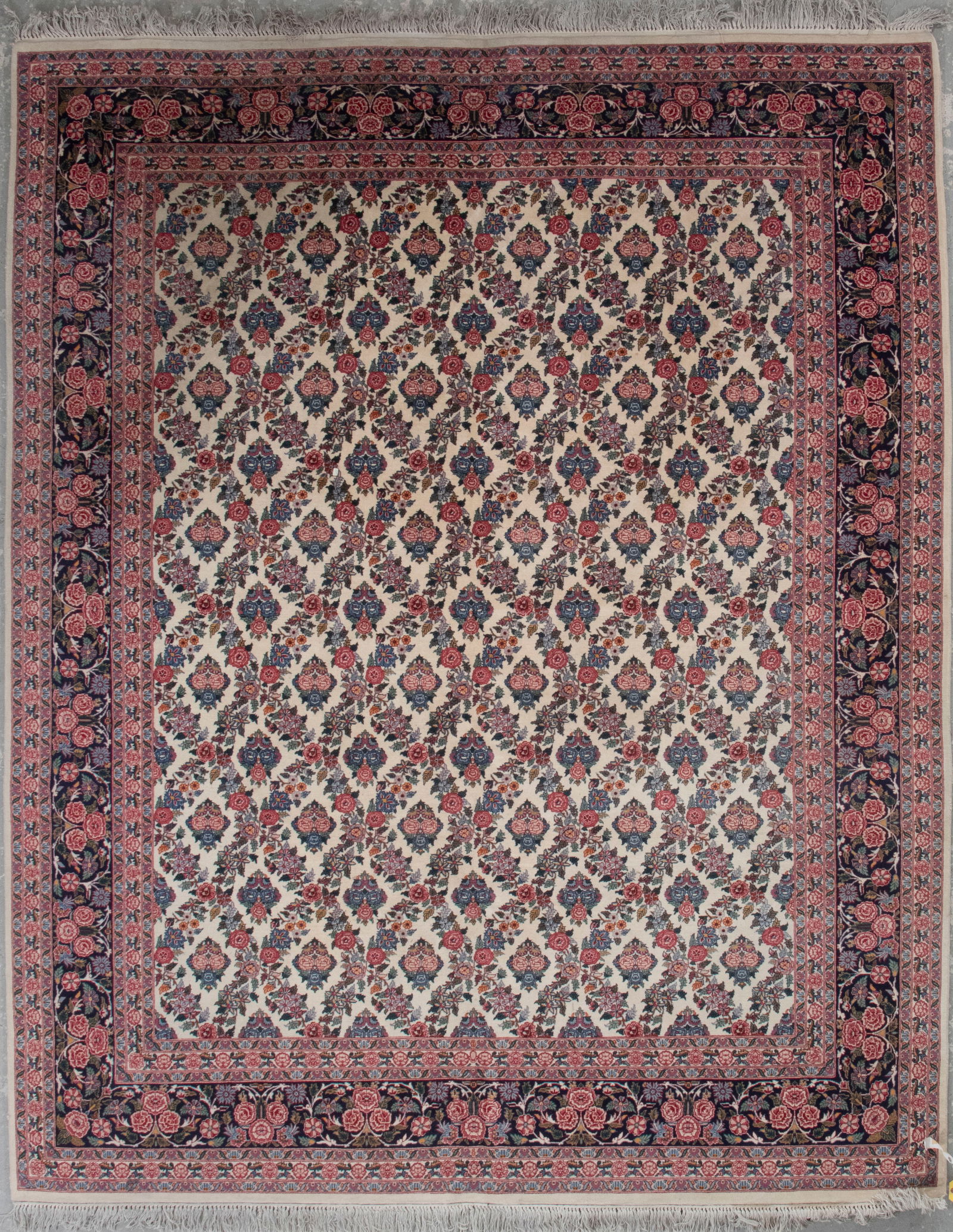 PERSIAN DESIGN RUG: 8'2" X 10'1" Late 20th Century (1 of 1)