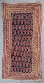 QASHQAI RUG: 5'3" X 10'8" Circa 1910-20s