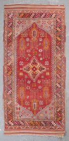 TURKISH AREA RUG: 5'2" X 8'0" Second Half of the 20th Century