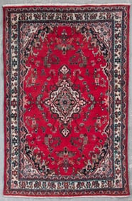 HAMADAN RUG: 6'2" X 9'4" Second Quarter of the 20th Century
