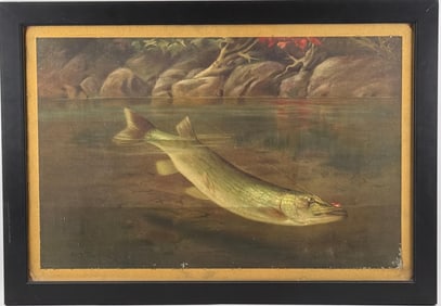 TWELVE FRESHWATER FISH PRINTS AFTER A.D. TURNER Dated 1901 18" x 23". Framed 23" x 33".
