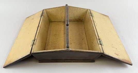 TWO CUTLERY BOXES 19th Century Lengths 14" and 14.75".