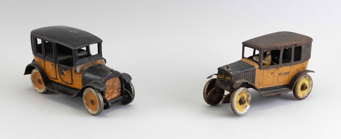 TWO TOY CARS Early 20th Century