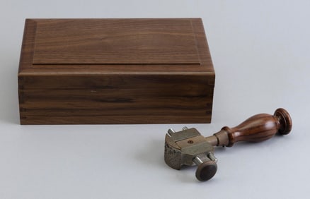 BRIDGE CITY TOOL WORKS CASED HAND VICE Circa 1997 Case length 9.5".