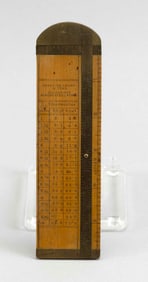 ENGLISH CORDAGE RULE 19th Century Length 6.75".