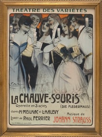 GEORGES DOLA (French, 1872-1950), "La Chauve-Souris - Operette en 3 actes"., One-sheet color