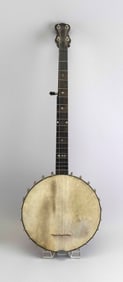 THOMPSON & ODELL ARTIST LINE BANJO Boston, Late 19th Century Length approx. 34.5".
