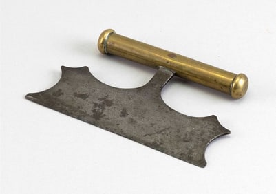 STEEL HERB CHOPPER 19th Century Length 6".