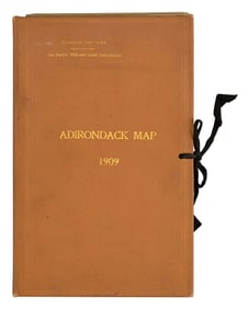 BOUND SET OF FOUR 1909 ADIRONDACK MAPS