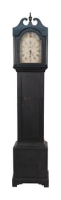 SILAS HOADLEY TALL-CASE CLOCK Connecticut, 1786-1870 Height 89". Width approx. 20.5". Depth 12".