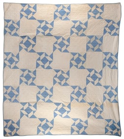 THREE APPLIQUE QUILTS Largest 90" x 83".