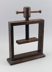 BOOK PRESS 19th Century Height 16".