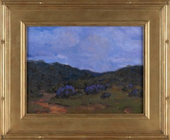 DENNIS WAYNE WESTERLING (California, 1944-), "La Tuna Canyon"., Oil on board, 12" x 16". Framed 18"