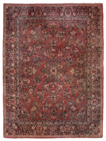 SAROUK RUG: 8'10" X 11'11" Late 20th Century