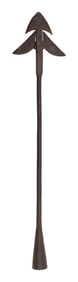 SMALL DOUBLE-FLUE IRON 19th Century Length 24".