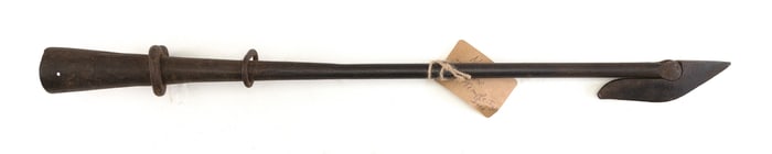 JAPANESE TEMPLE-TYPE WHALING IRON Late 19th/Early 20th Century Length 30.5".
