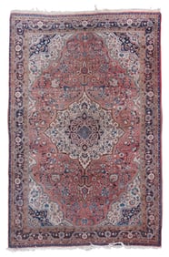 JOSAN SAROUK: 4'8" X 7'0" Second Half of the 20th Century
