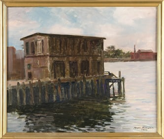 MEYER MATZKIN (Massachusetts/Russian Federation, 1880-1976), Old Paint Factory on Gloucester