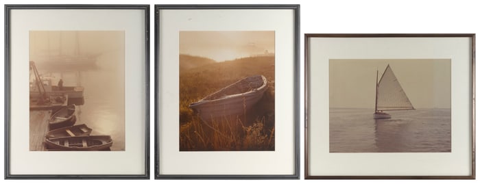 FRANK KLAY (America, Late 20th Century), Three marine scenes:, Photographs, approx. 20" x 16".