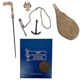 GROUP OF MARITIME MEMORABILIA AND OBJECTS