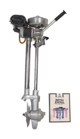 BRITISH SEAGULL OUTBOARD MOTOR 20th Century Length 38".