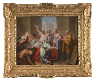 AFTER JEAN-BAPTISTE JOUVENET (19th Century or Earlier,), "R?surrection du Fils de la Veuve de Na?m"