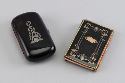 TWO SHELL CASES 19th Century Lengths 3.5" and 4".