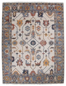 MAHAL DESIGN RUG: 9'3" X 12'1" 21st Century