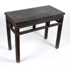 CHINESE HARDWOOD ALTAR TABLE 19th Century Height 29.5". Width 36". Depth 18".