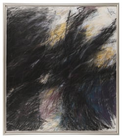 JOYCE GARDNER ZAVORSKAS (Massachusetts, 1945-), Abstract., Pastel on paper, 43" x 37". Framed 46" x