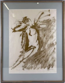 GILBERT FRANKLIN (Rhode Island, 1919-2004), "Birth of Venus"., Print, 29" x 31" sight. Framed 36" x