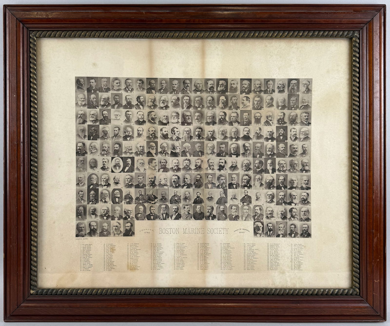 BOSTON MARINE SOCIETY AND NEW YORK WARD SCHOOL PRINTED EPHEMERA 19th Century (1 of 5)