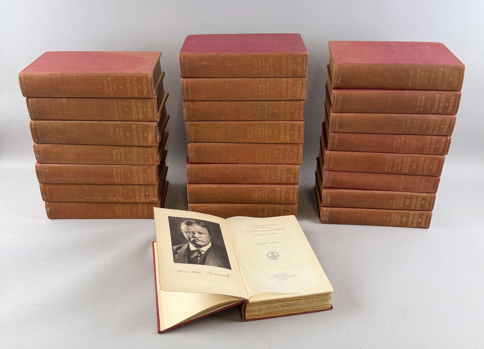 THE WORKS OF THEODORE ROOSEVELT: LIMITED MEMORIAL EDITION, IN TWENTY-FOUR VOLUMES (1 of 7)