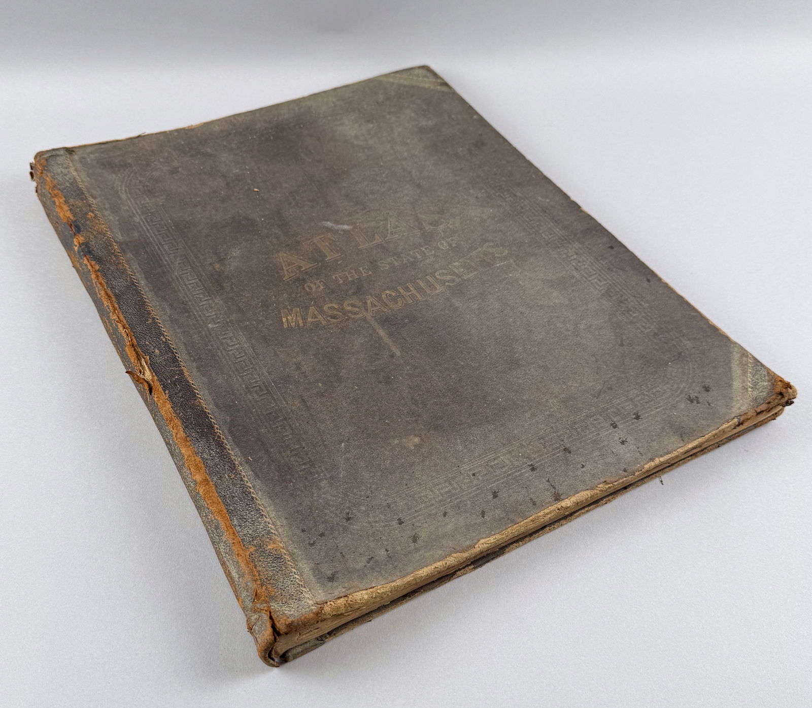 MASSACHUSETTS ATLAS INCLUDING NANTUCKET AND MARTHA'S VINEYARD Boston, 1871 17" x 13.5".