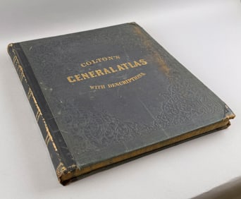 "COLTON'S GENERAL ATLAS WITH DESCRIPTIONS" Mid-19th Century