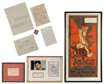 SIX ITEMS OF OPERA INTEREST 19th-20th Century