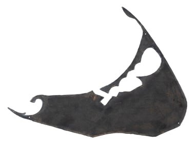 S. LITTLEFIELD (Massachusetts, Contemporary), Sheet metal silhouette of Nantucket Island.