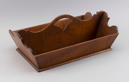 ELDRED WHEELER TIGER MAPLE CUTLERY TRAY