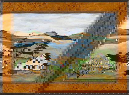 EDWIN ARTHUR JOHNSON (New York, 1934-2015), "Cape Cod"., Oil on board, 16" x 24". Framed 22" x 30".: EDWIN ARTHUR JOHNSONNew York, 1934-2015"Cape Cod". Signed lower right "E. Johnson".Oil on board, 16" x 24". Framed 22" x 30". Provenance:The Estate of Cliff Robertson.