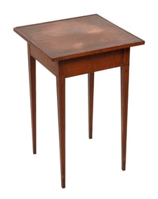 FEDERAL INLAID CHERRY STAND New England, Early 19th Century Height 28". Width 18.5". Depth 18".