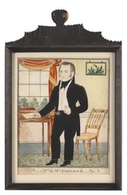 ATTRIBUTED TO THOMAS MACDONALD (Canada/Scotland, 1784/85-1862), Full-length portrait of "Mr. G