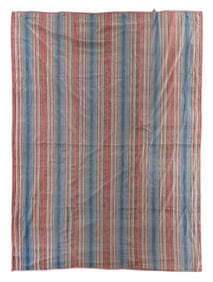 RARE SURVIVING INGRAIN CARPET America, 19th Century Approx. 10'0" x 12'0".