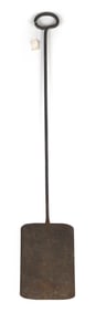 CAST IRON PEEL, POSSIBLY HUNTLEY IRON FACTORY Late 18th Century Length 45.75".