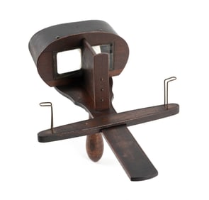 AUGUSTUS LINCOLN HUDSON STEREOSCOPE Hingham, Massachusetts, 19th Century Length 13".