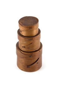 RARE AND IMPORTANT NEST OF THREE MINIATURE PANTRY BOXES ATTRIBUTED TO COTTON HERSEY Hingham,