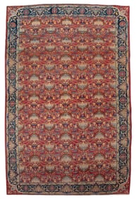KIRMAN RUG: 8'3" X 12'9" Circa 1930-1940