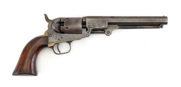 COLT MODEL 1849 REVOLVER 19th Century Length of barrel 6". Total length 11.5".